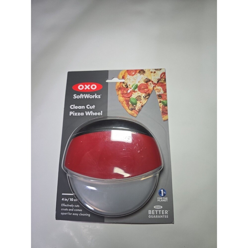 OXO Softworks Good Grips Clean Cut Pizza Wheel Red BRAND NEW